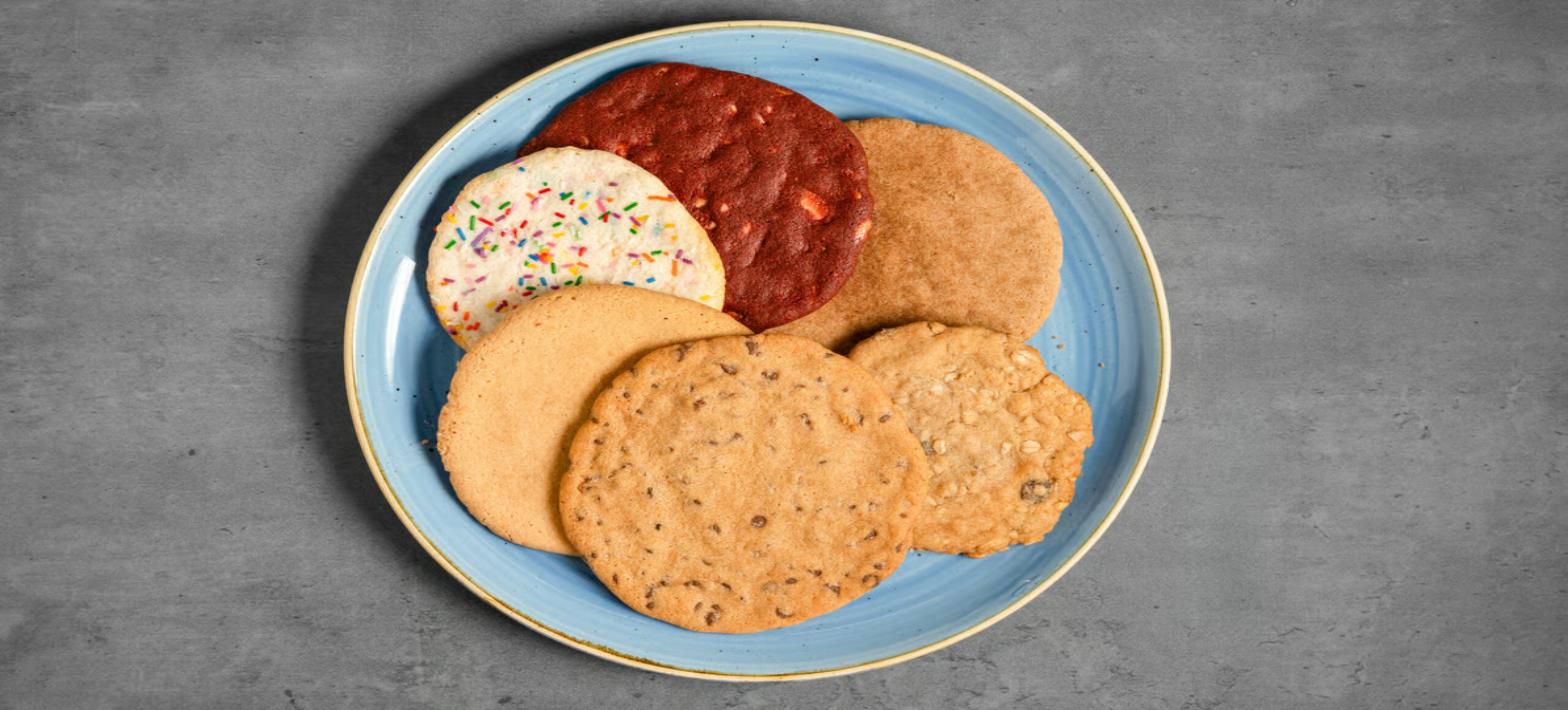 Assorted cookies at Love Sugar & Dough Calgary NW - a variety of scratch-baked cookies